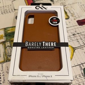 Case mate,2mm thin genuine leather. iPhone XS/X